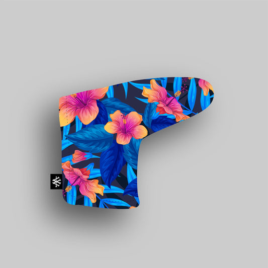 Vibrant Hibiscus Putter Cover